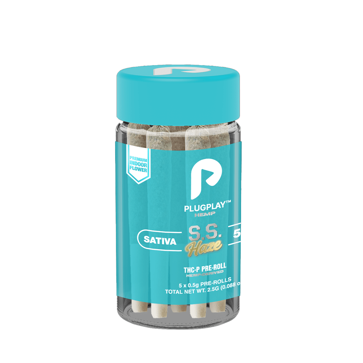 PlugPlay THCp Infused Prerolls - SS Haze 2.5g