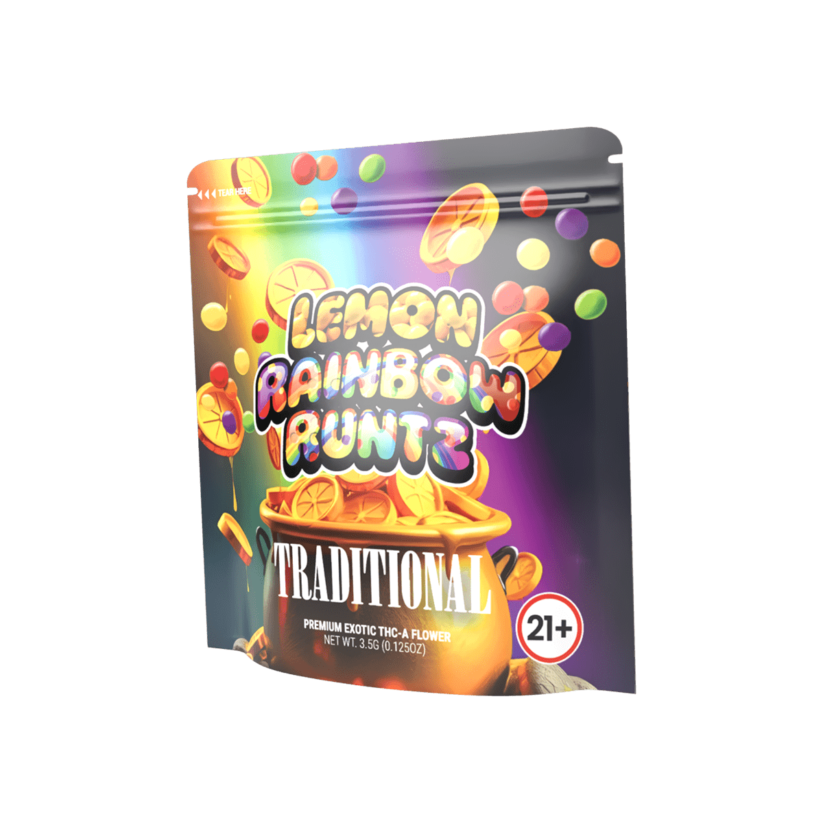 Traditional Exotic Flower - Lemon Rainbow Runtz 3.5g