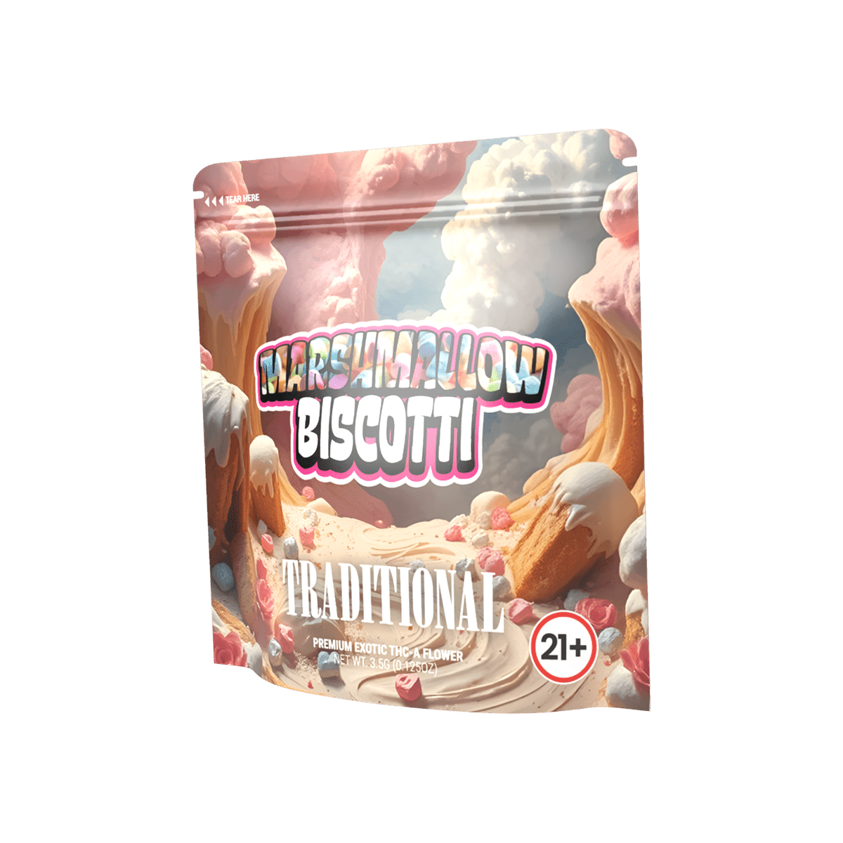 Traditional Exotic Flower - Marshmallow Biscotti 3.5g